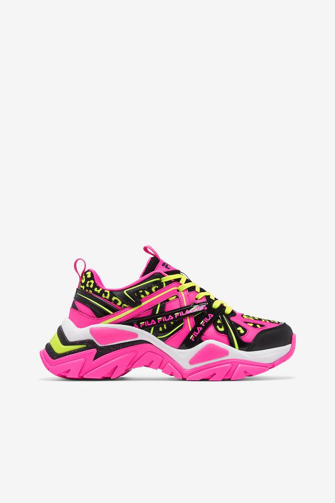 Fila Sneakers Electrove 2 Womens Pink/Black - India FML-519280